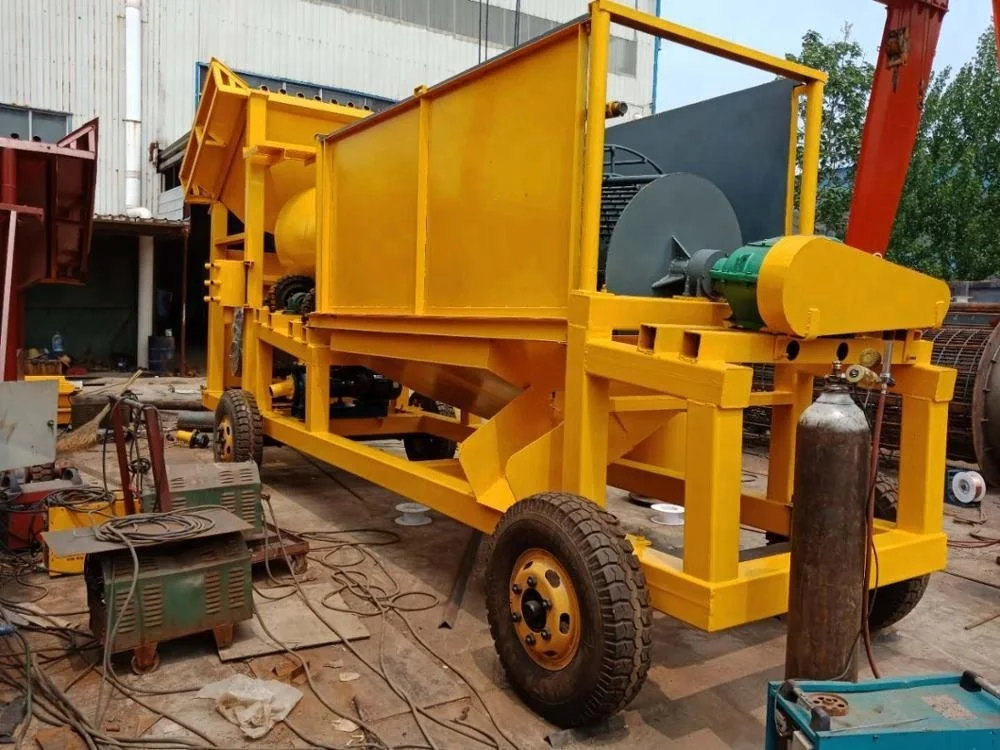 Mobile Alluvial Gold Washing Plant For Sale