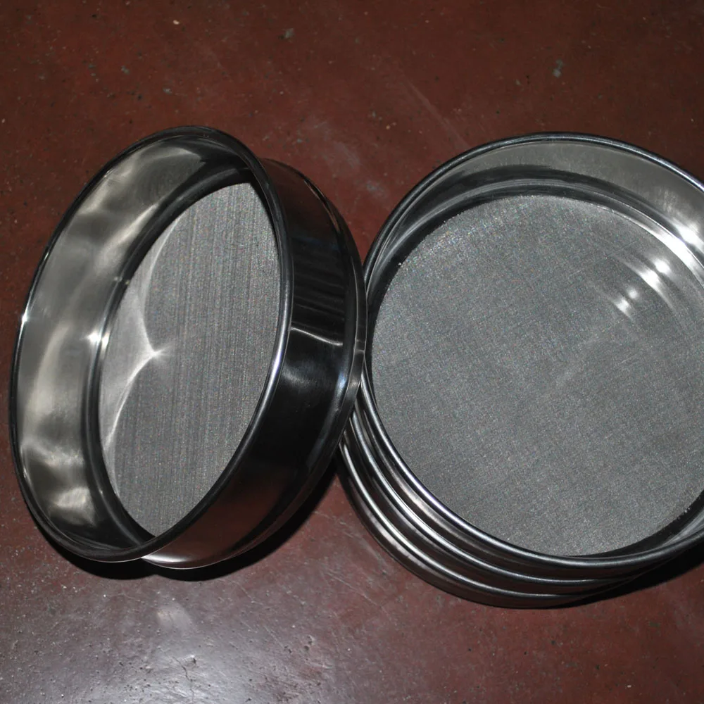 0.02mm to 3mm holes Stainless Steel Lab Standard Soil Test Sieves