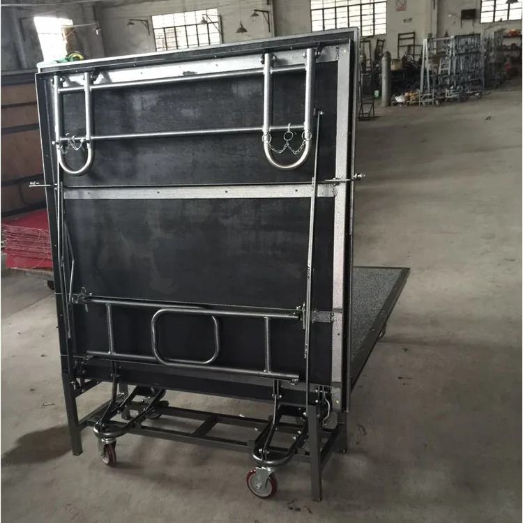 Foshan wholesale Adjustable foldable outdoor Steel Portable stage