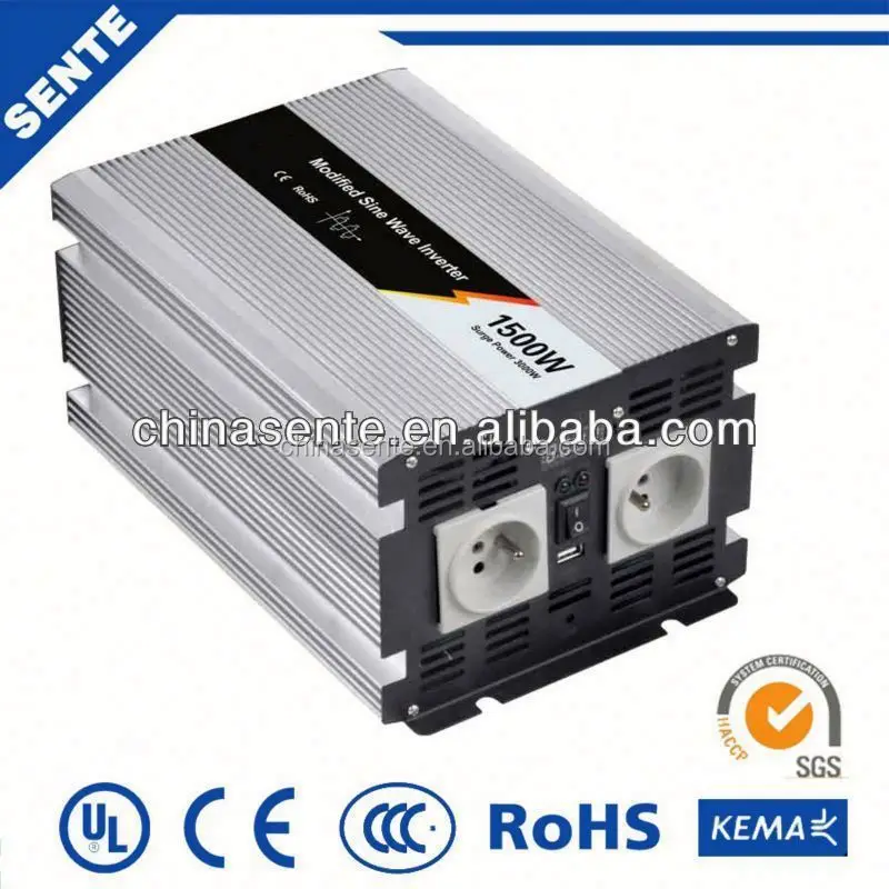 1500 Вт модифицированная синусоида шим / MPPT заряда контроллер инвертора 3000 Вт