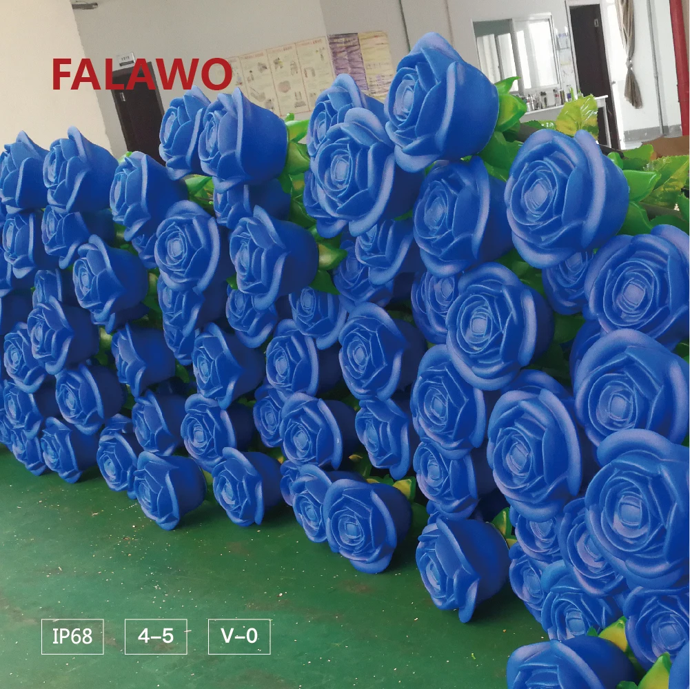 hangzhou factory led outdoor decoration garden park decorative branch flower lights