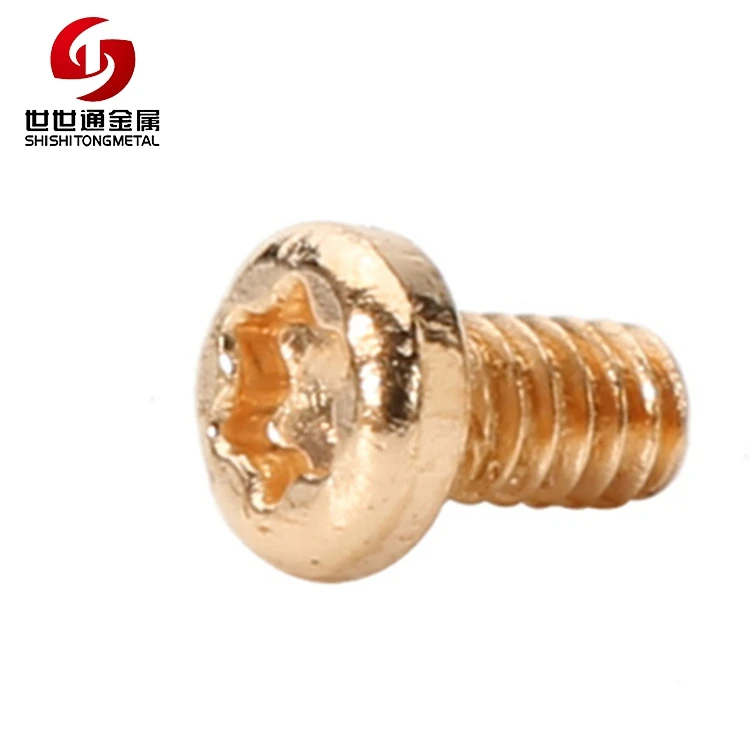 Hot Sale China Appliances Accessories Standard Plated Rose Gold Small Household Electrical Screw