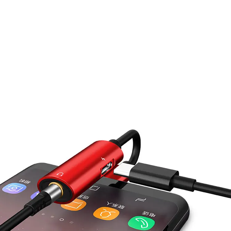 2 в 1 USB Type C 3 5 мм адаптер для наушников аудиокабель зарядного устройства прослушивания музыки