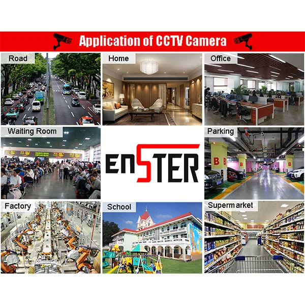  Новая Ip-камера ночного видения ENSTER H.265 Starvis с обратной подсветкой Wdr мегапиксельная камера цилиндрическая сетевая CMOS