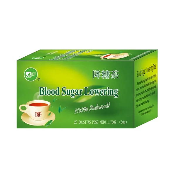 Private label 100% натуральный сахар в крови снижение чайных трав для диабета с teabag