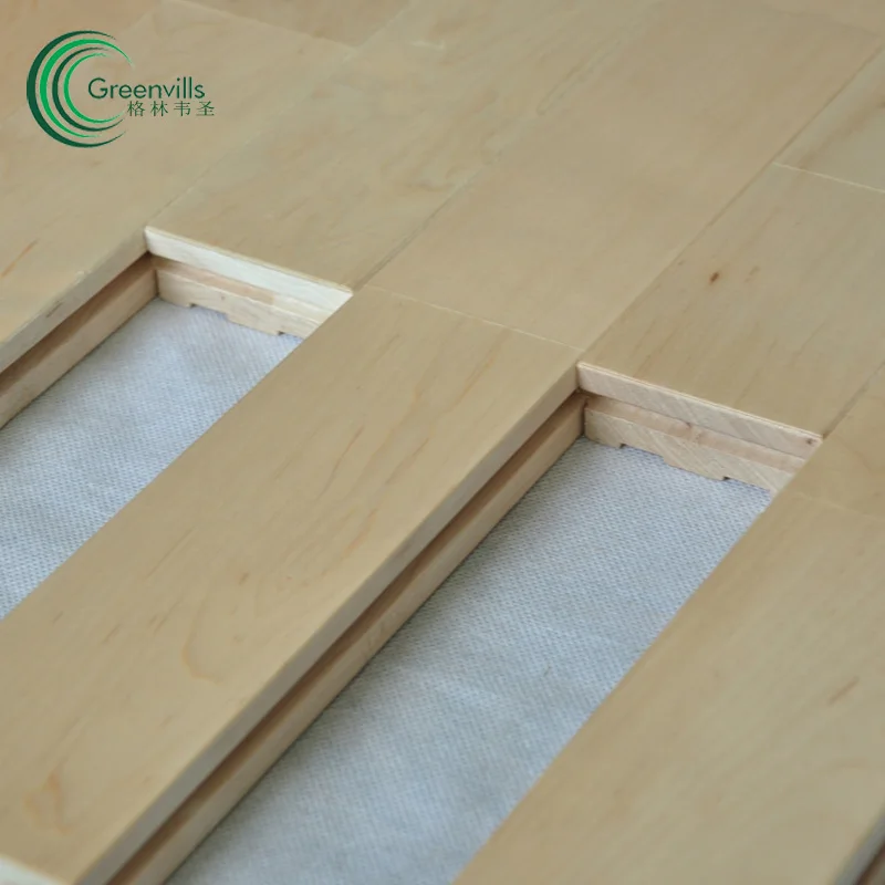 Китайский поставщик, профессиональный спортивный настил из кленового дерева для баскетбольной площадки