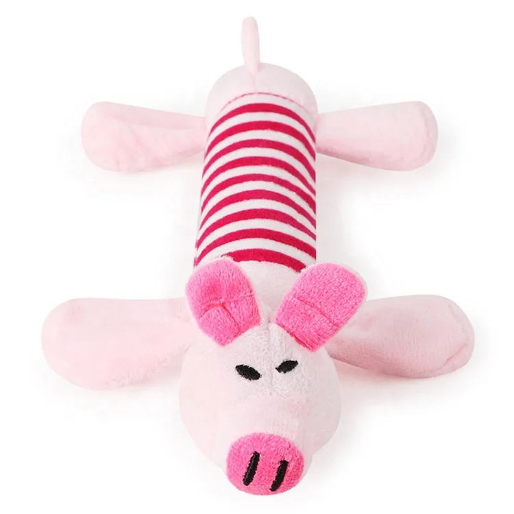 
High Quality Duck Pig Elephant Squeak Plush Squeaky Chewing Dog Pet Toy for Pet 