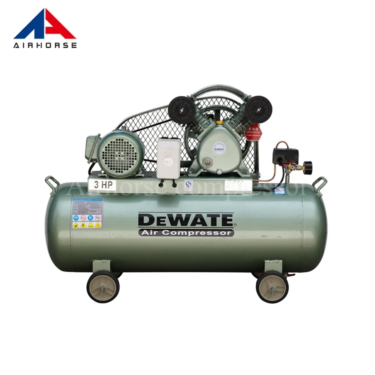 2017 Belt drive portable cheap oil piston air compressor 500l 10hp mini piston air compressor