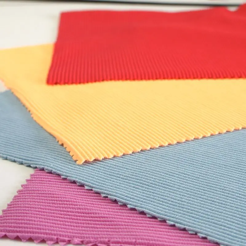 
New product 250gsm elastic nylon spandex rib swimwear knitted fabric 