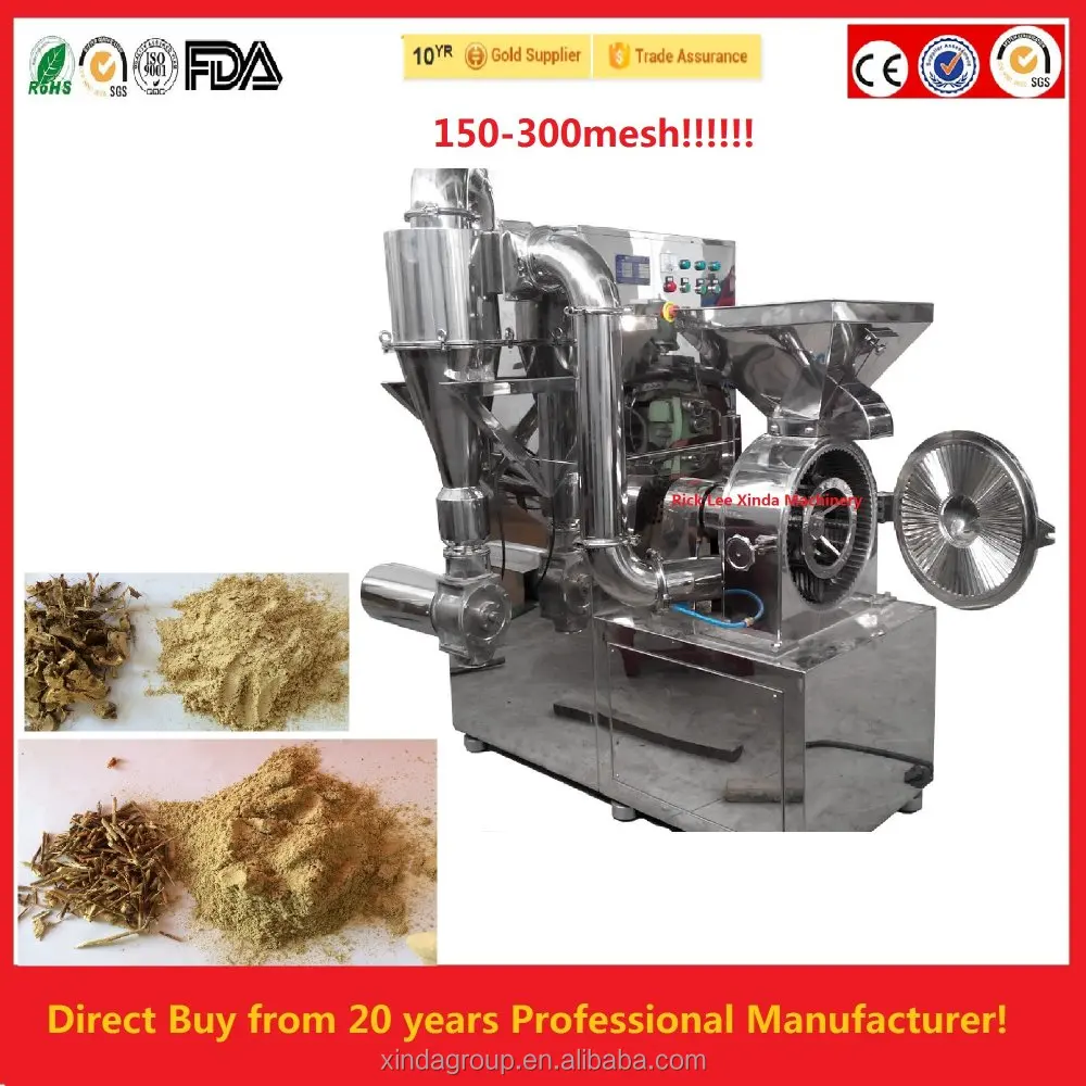 Herbal Medicine Manufacturing Grinding Grinder Machine