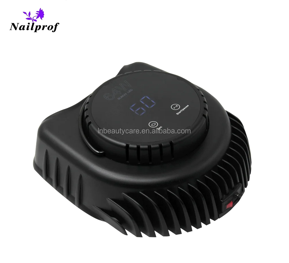 64W Li-Battery UV LED Nail Lamp, UV Gel Nail Dryer Lamp, Automatic Nail Gel Curing Machine