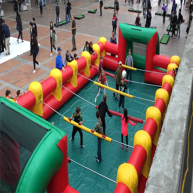
outdoor world football cup soccer soap filed inflatable football field for football 