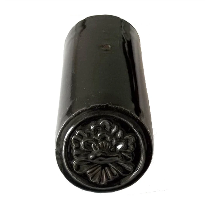 Chinese classical glazed black roof tiles