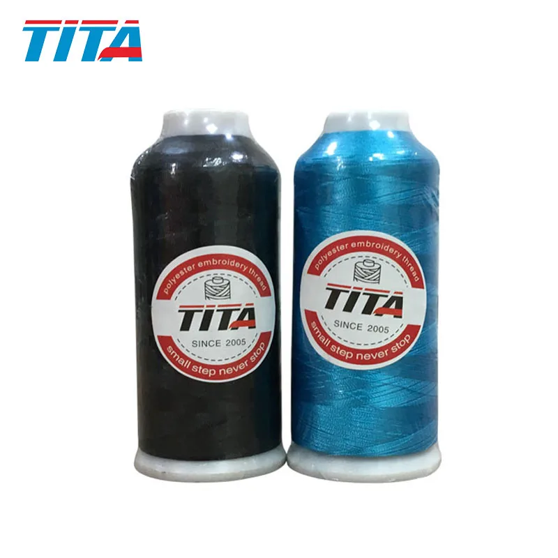 polyester embroidery thread FDY 120D/2 550S/500Z TBR maquina de costura