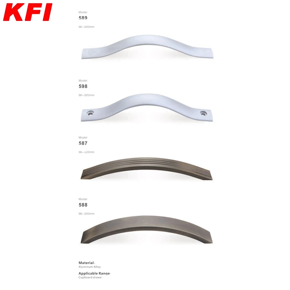 Top quality aluminium alloy security furniture handle for Wardrobe