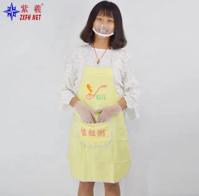 Customized Aprons style fashion glossy waterproof apron  kitchen aprons