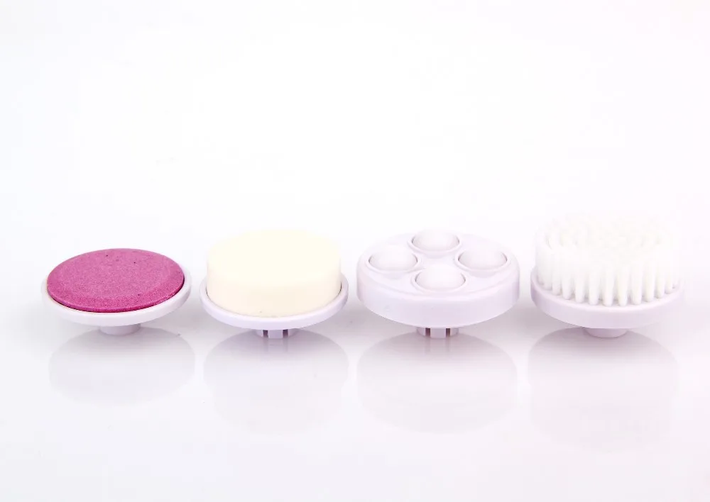 4 In 1 Multifunction Waterproof Skin Care Spa Soft Scrub Facial Clean Tool Sonic Vibrating Face Cleansing Brush