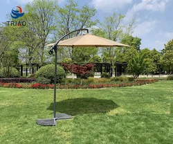 Off Set And Cantilever solar beach umbrella Aluminium Outdoor Cantilever Umbrella Offset Hanging Patio Umbrella
