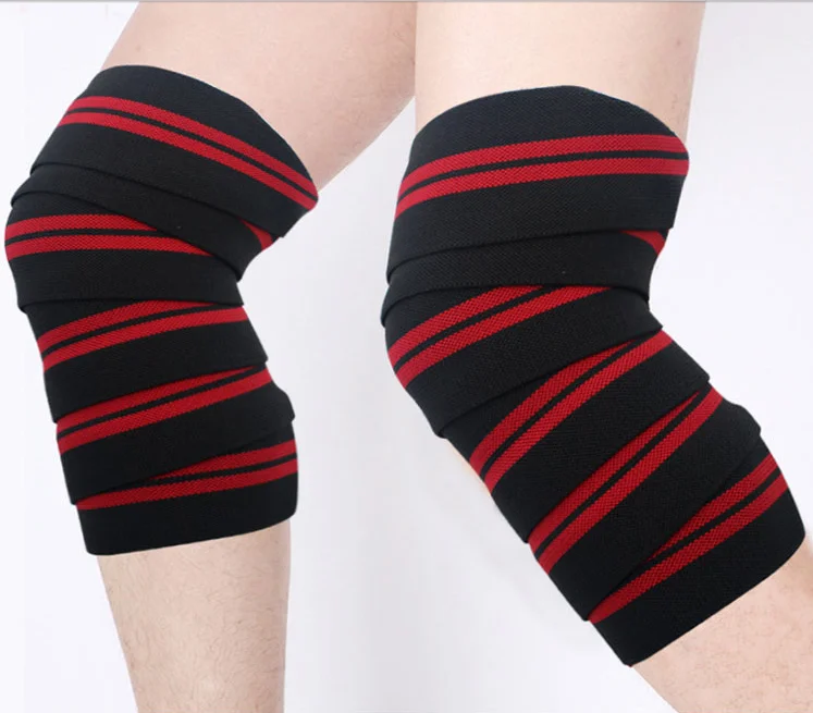 JRQ Sport Knee Wraps & Knee Guard For Weightlifting