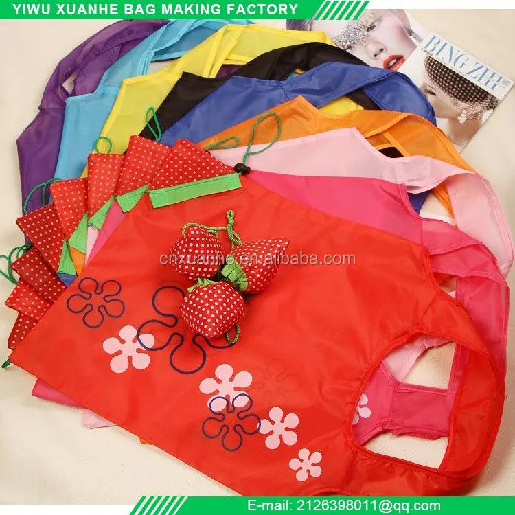 
Eco friendly polyester reusable foldaway shopper 