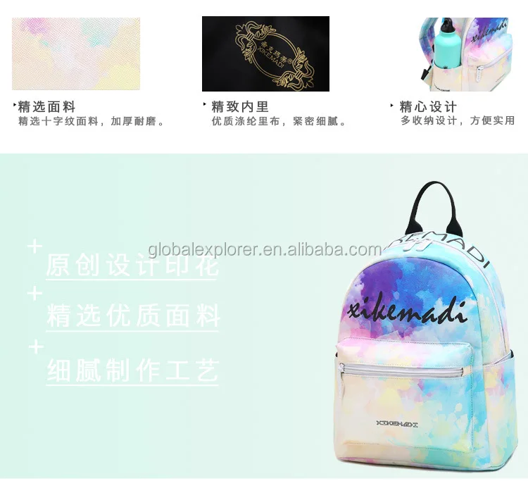 
Hot Style Design Your Own Pu Waterproof Backpack Display 