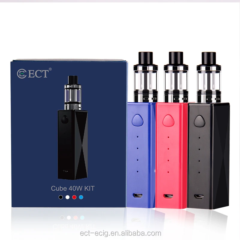 
cheapest 40w box mod ECT Cube 40 hot selling electronic product 