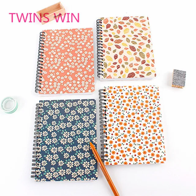 TWINS WIN school office supplies stationery online shop cheap writing plain spiral notebooks with best quality 1165