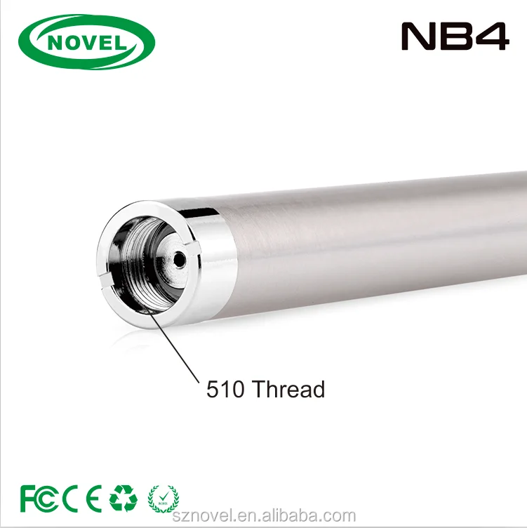 Electronic cigarette cbd vape pen slim 510 Variable Voltage 280mah gold vape pen battery wholesale