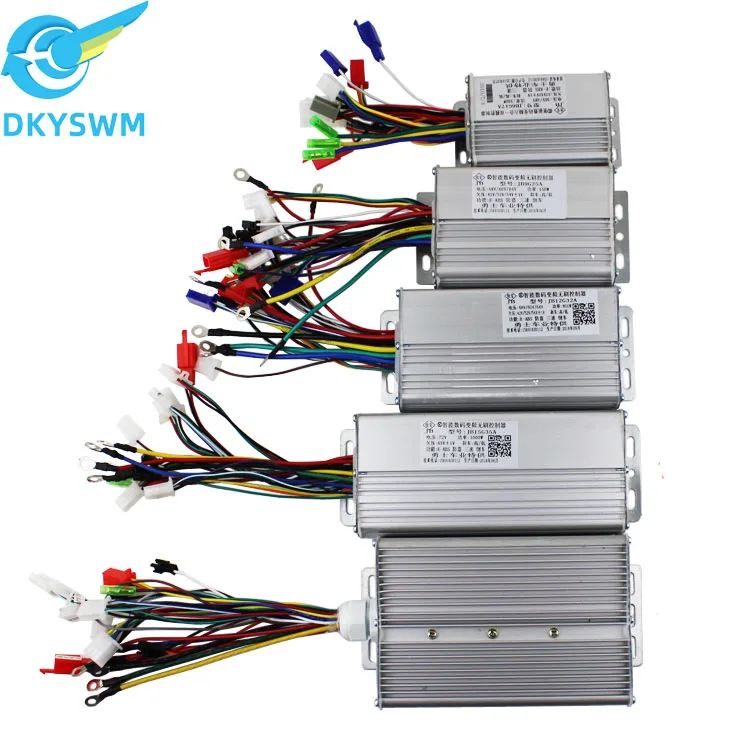 Brushless dc electric bicycle scooter controller square wave /72v96v sine wave 1.5kw 2kw electric motorcycle accessories