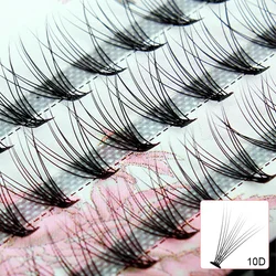 Grafting Single 10D 20D Heat Bonded cluster flares lash supernatural false lashes extension Vendor