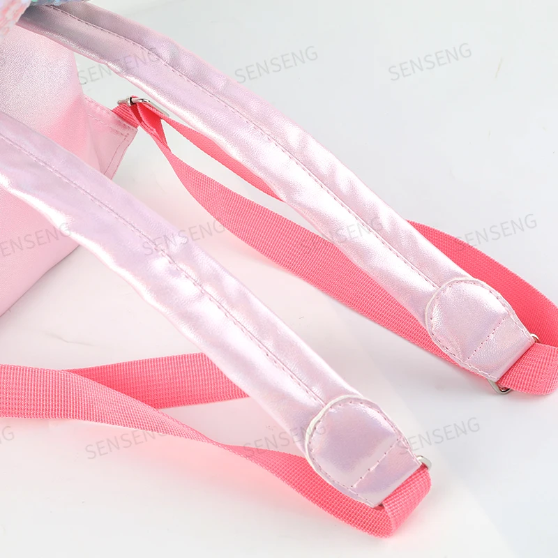 
Holographic cute rabbit ears small shoulders bag sequins tide package Kids school bag 