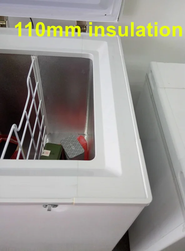 new ultra energy efficient AC110/220V DC12V/24V solar refrigerator freezer dc chest freezer solar deep freezer