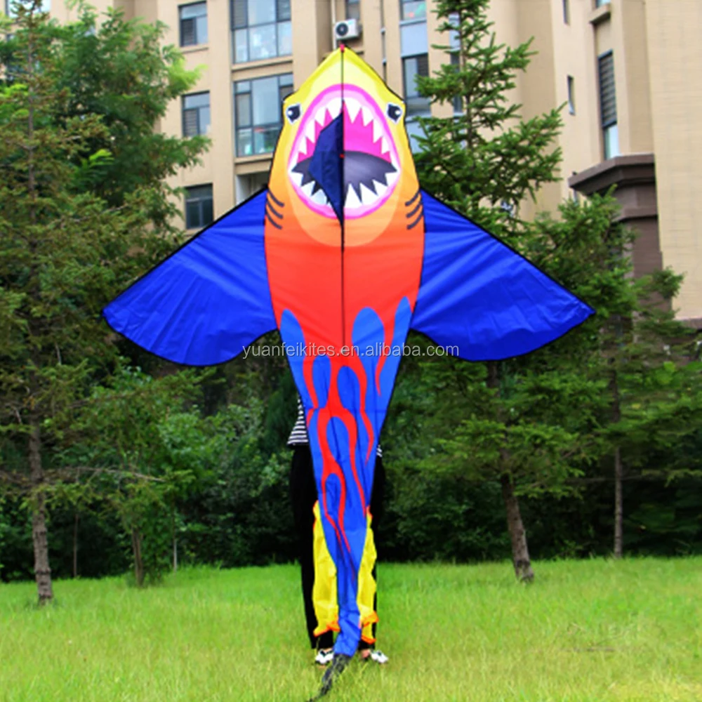 shark kite for sale from weifang yuanfei kite factory