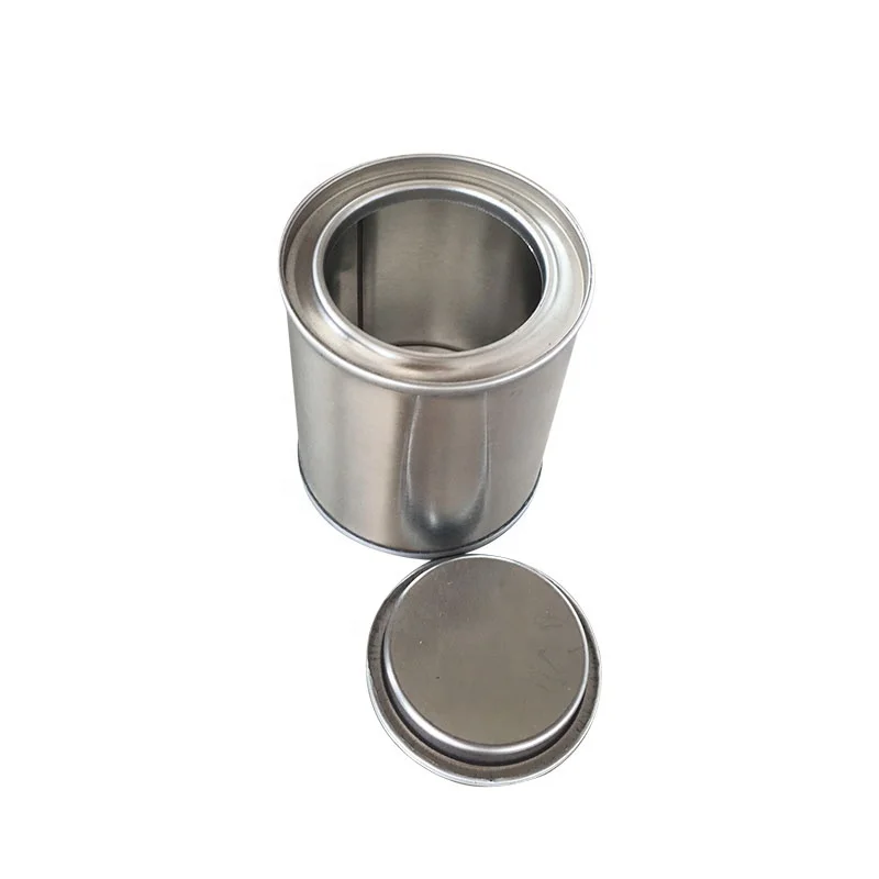 100ml Printed Round Metal Aluminium Small Tin Can Manufacturer Sealer With Pry Lid For Paint Usage