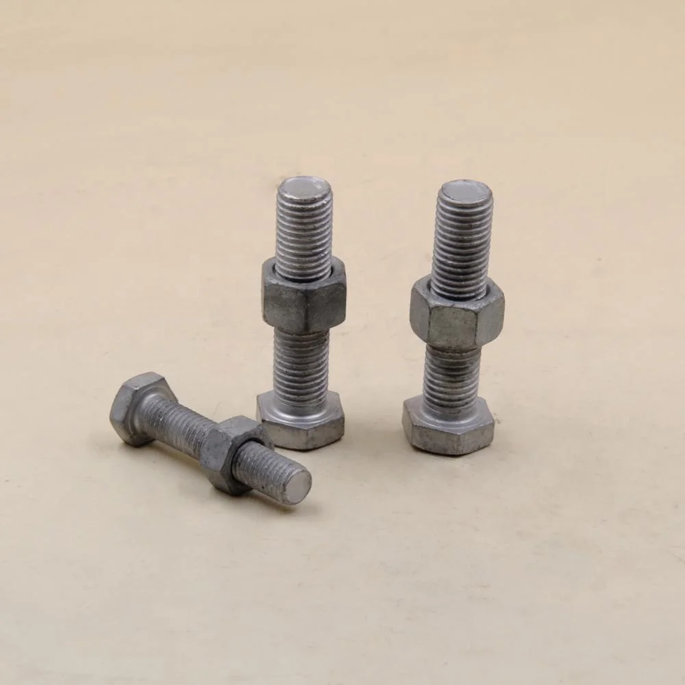 
Grade 8.8 HDG hex bolt M6~ M52 