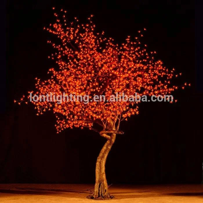 
2.8m super quality outdoor cherry blossom christmas decoration flowers wedding artificial RGB color changing led tree light 