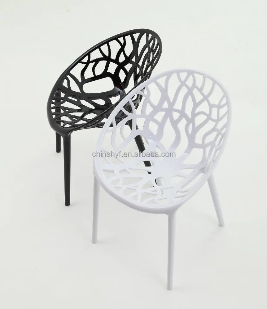 
Hot sale High quality Plastic vegetal dinning chair PC-104A 