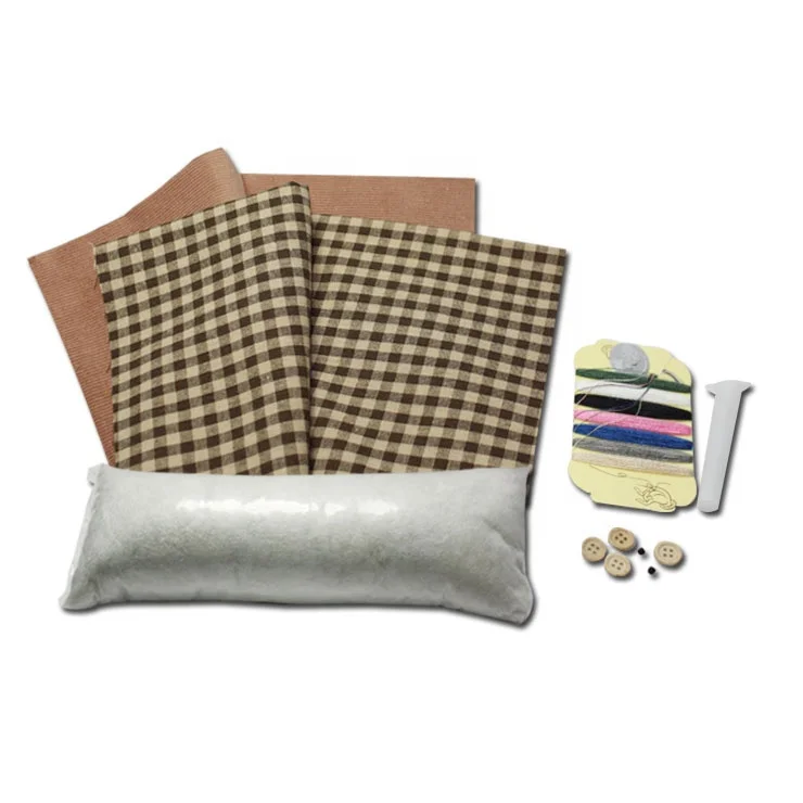 
DIY Animal Kit Teddy Bear Stitching Kit Gift DIY Fabric Sewing Kit 