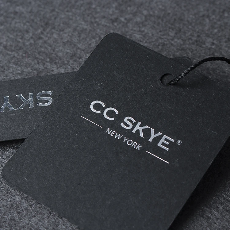 Бумажная подвесная бирка