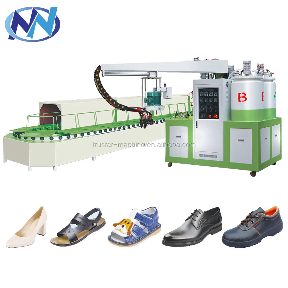 PU double color shoe sole making machine