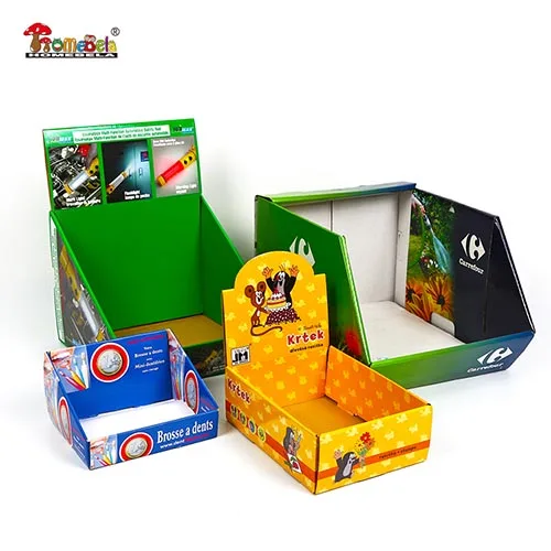 Customized design paper display box for products show