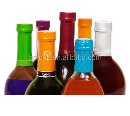 
Bottle neck heat shrink bands safety seals for food wine alcohol sauces and gifts 