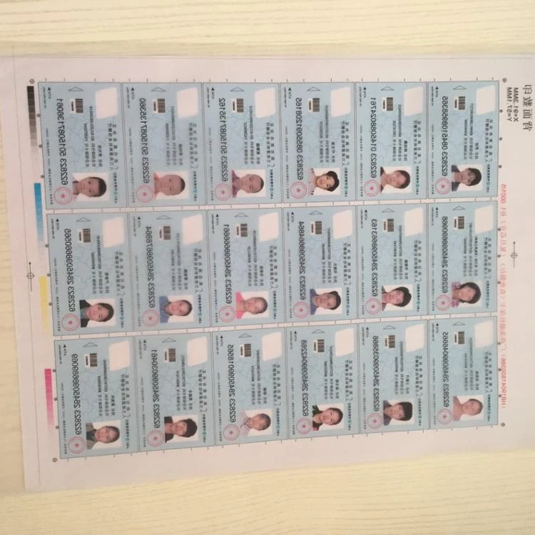 
Прозрачный лист из ПВХ с цифровой печатью 