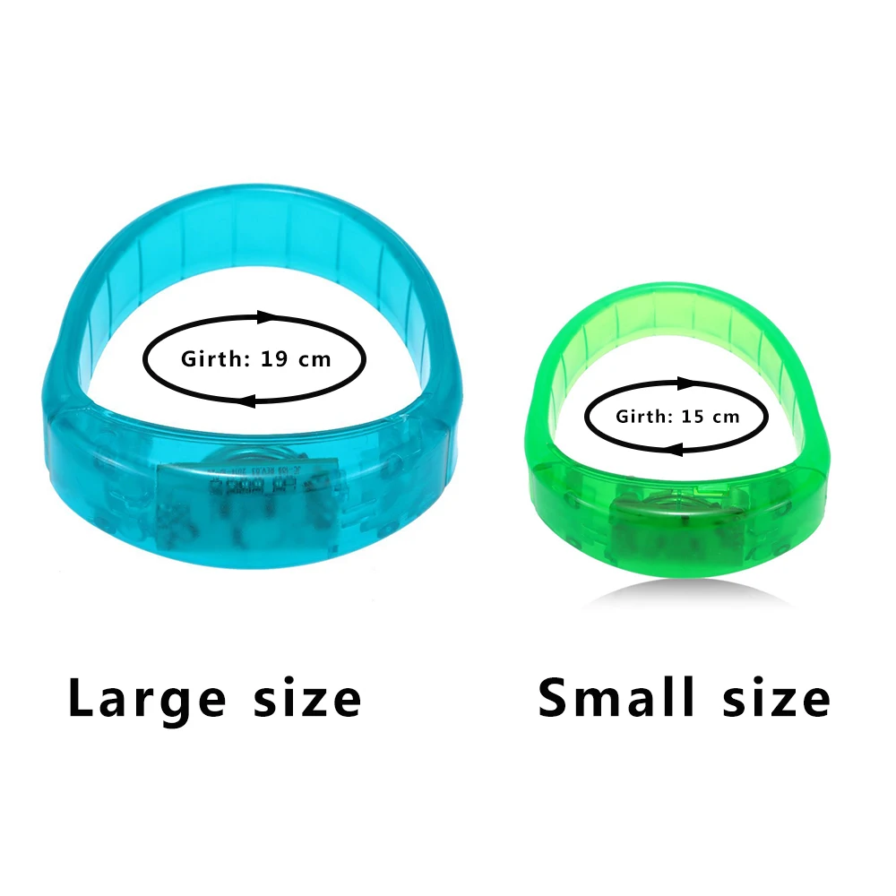 Customized Logo Party Bracelet Voice Control Wristband TPU Led Bracelet