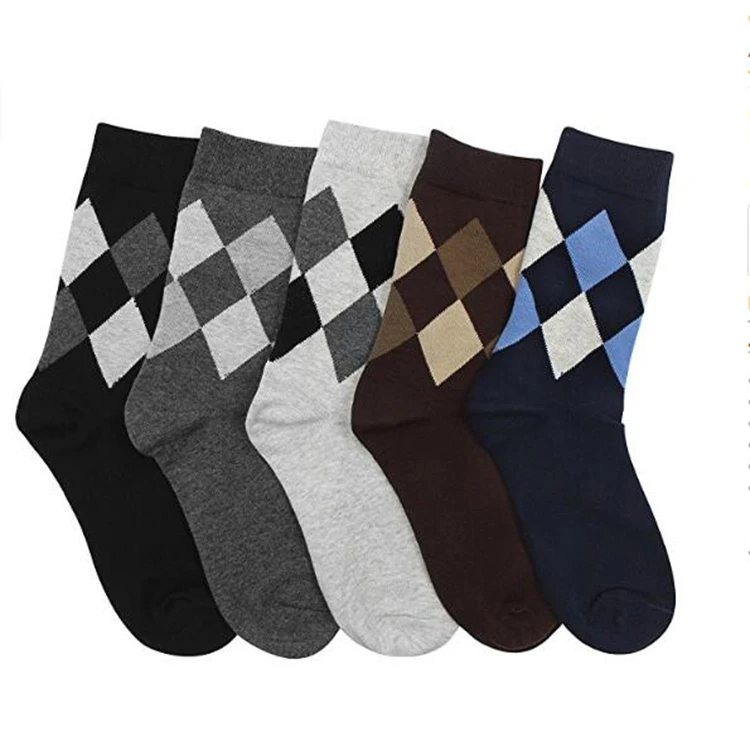 
Low MOQ Comfortable Custom Work Business Crew Bamboo Mens Dress Socks 