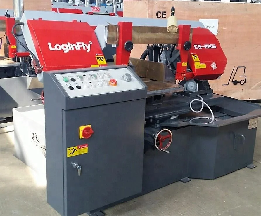 Loginfly Brand Metal Cutting 45 degree band saw machine