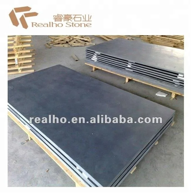 Распродажа натуральных шлифованных черных сланцевых плит