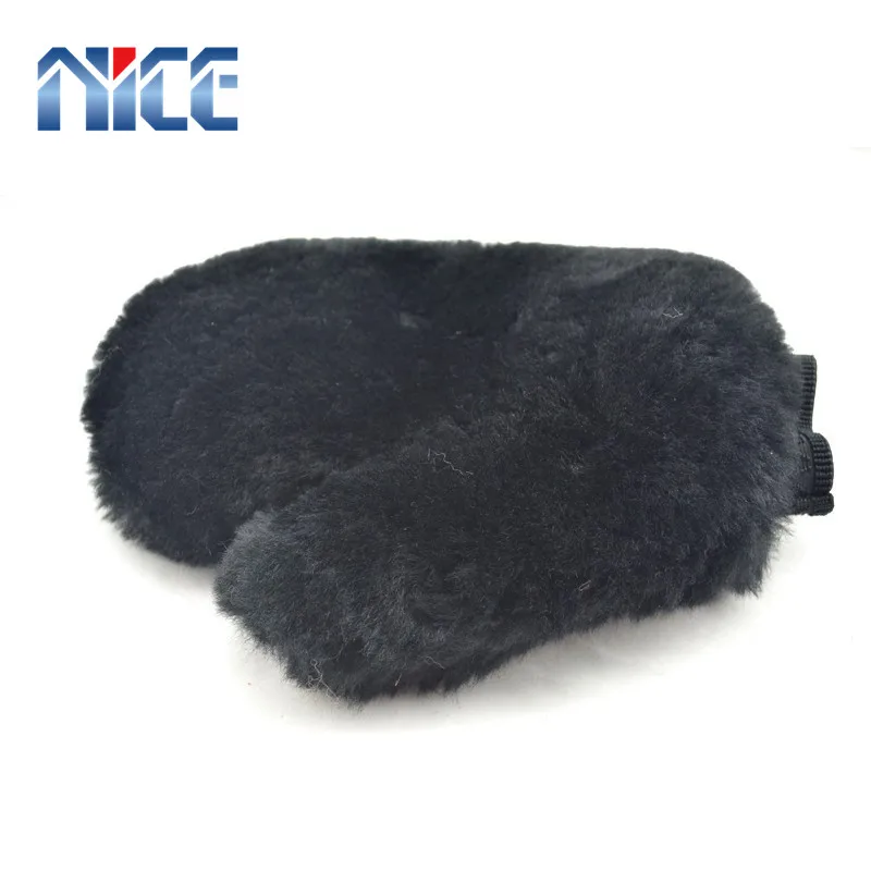 Wool Fingerless Gloves For Cleaning Sheepskin Product Wool Glove