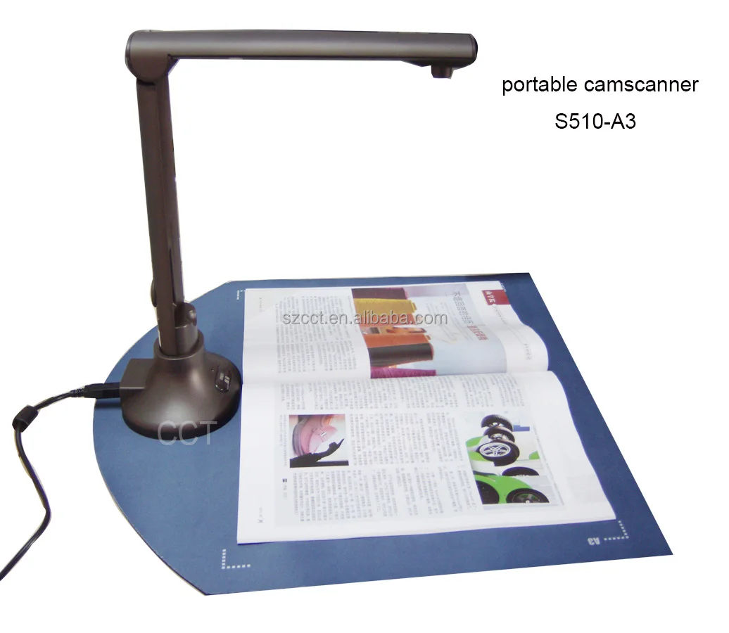 High Definition Portable Document Camera Doc Cam Document Scanner Document scanner 5mp S510 A3