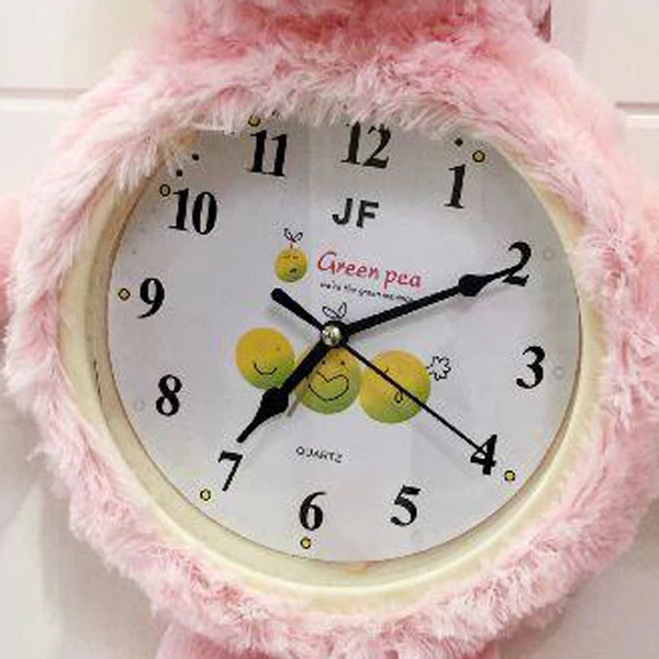 custom plush alarm clock,stuffed cartoon alarm clock ,cartoon plush alarm clock